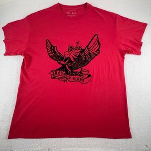 Beyonce Cowboy Carter XL Shirt Shotgun Rider Red Black Act‎ ii Velvet Logo